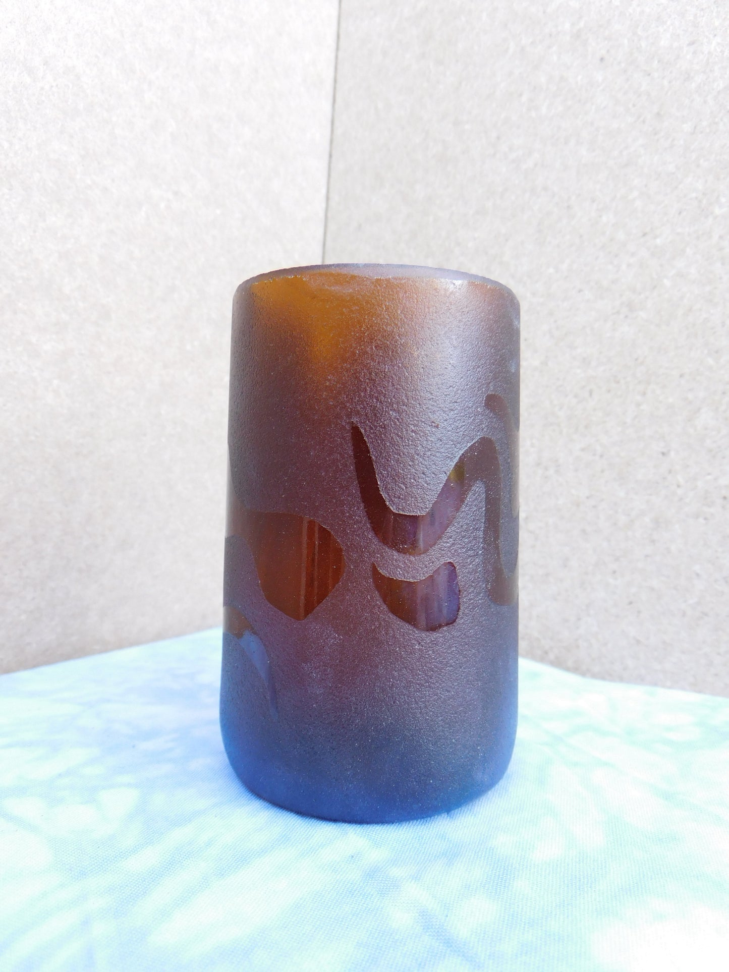 Glass Bottle Cup- Eel no.4