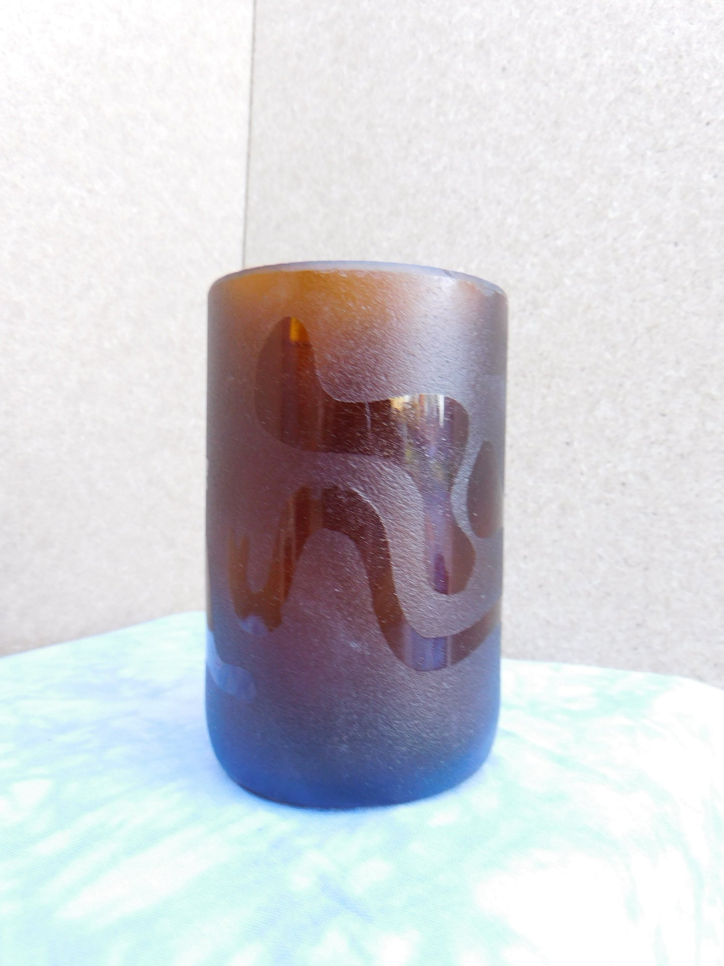 Glass Bottle Cup- Eel no.4